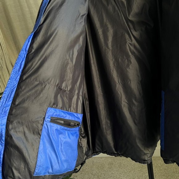 VINTAGE 90's POLO Sport RALPH LAUREN Ocean Blue Quilted Down Puffer Puffer Jacke - Picture 8 of 16